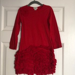 Eliane et Lena red dress sz 4